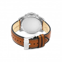 Horlogeband Fossil FS5210 Leder Bruin 22mm
