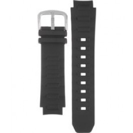 Horlogeband Casio 10408301 / BGA-150-1B Kunststof/Plastic Zwart 16mm