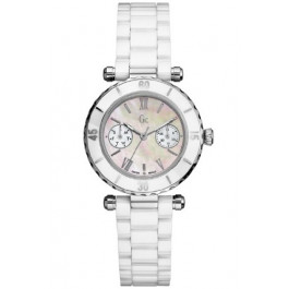 Horlogeband Guess GC35003L Keramiek Wit 18mm