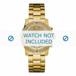 Guess horlogeband W0774L5 Staal Goud 20mm