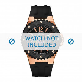 Guess horlogeband W12653G1 Rubber Zwart 12mm