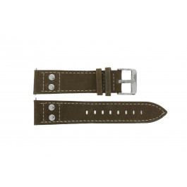 Horlogeband H820 Leder Bruin 22mm
