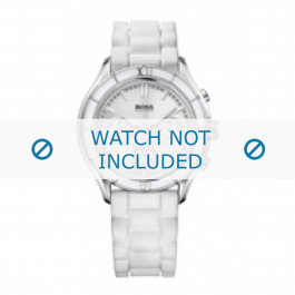 Horlogeband Hugo Boss 1502223 / HB-105-3-18-2340 Rubber Wit 20mm
