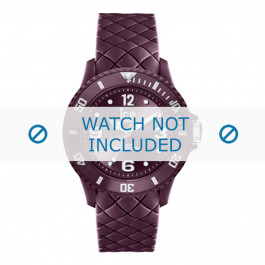 Ice Watch horlogeband 007276 Leder Paars 20mm