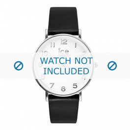 Horlogeband Ice Watch 001502 / CT.BSR.36.L.16 Leder Zwart 18mm