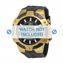 Horlogeband Invicta 7343 Signature II Rubber Zwart 21mm