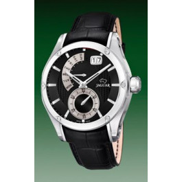 Horlogeband Jaguar J678-B Leder Zwart 22mm