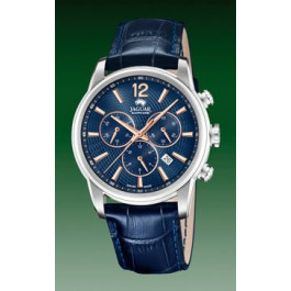 Horlogeband Jaguar J968.2 Leder Blauw