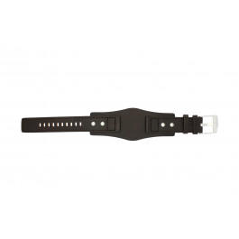 Horlogeband Fossil JR1068 Onderliggend Leder Bruin 20mm