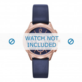Karl Lagerfeld horlogeband KL4010 Leder Blauw