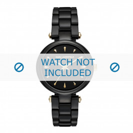 Karl Lagerfeld horlogeband KL5003 Staal Zwart