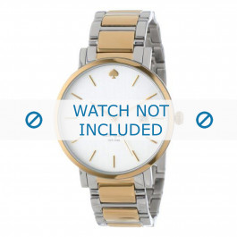 Horlogeband Kate Spade New York 1YRU0108 Staal Bi-Color 18mm