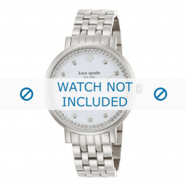 Kate Spade New York horlogeband 1YRU0820 / MONTEREY Staal Zilver