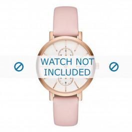 Horlogeband Kate Spade New York KSW1335 Leder Roze 16mm
