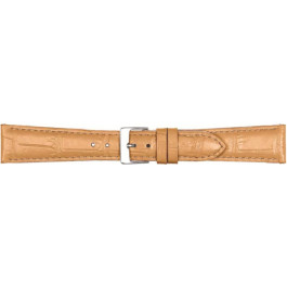 Horlogeband Poletto 454.18.14 Leder Beige 14mm