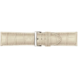 Horlogeband Poletto 454S.19.24 Leder Ivoor 24mm
