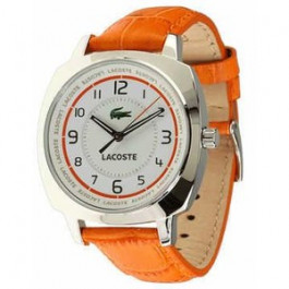 Horlogeband Lacoste 2000600 / LC-47-3-14-2233 Leder Oranje 18mm
