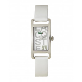 Lacoste horlogeband 2000684 / LC-05-3-14-2006 Leder Wit 12mm
