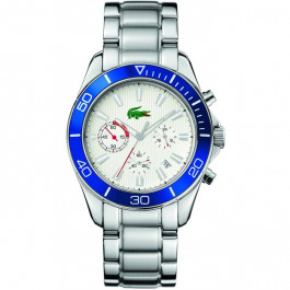 Lacoste horlogeband 2010449 / 2010445 / LC-31-1-27-0155 Staal Staal / RVS 22mm
