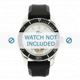 Horlogeband Lacoste LC-31-1-27-0176 / 2010480 Rubber Zwart 22mm