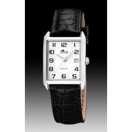 Horlogeband Lotus 15625.1 Leder Zwart