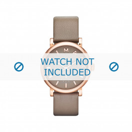 Horlogeband Marc by Marc Jacobs MBM1266 / MBM3244 Leder Taupe 18mm