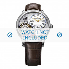 Maurice Lacroix horlogeband MP6118-SS001-112-2 Krokodillenleer Bruin + bruin stiksel