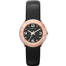 Horlogeband Marc by Marc Jacobs MBM1227 Onderliggend Leder Zwart 14mm