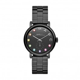 Horlogeband Marc by Marc Jacobs MBM3422 Roestvrij staal (RVS) Zwart 18-20mm variabel