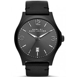 Horlogeband Marc by Marc Jacobs MBM5041 Leder Zwart 22mm
