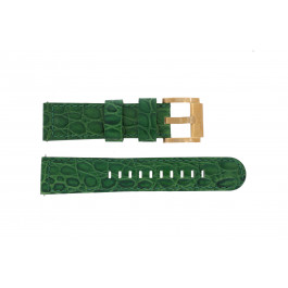 Horlogeband Marc Coblen MCSLR2087 Leder Groen 22mm