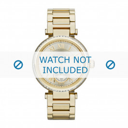 Horlogeband Michael Kors MK5867 / MK6065 Staal Doublé 12mm