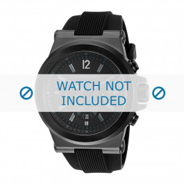 Horlogeband Michael Kors MK8152 Rubber Zwart 13mm