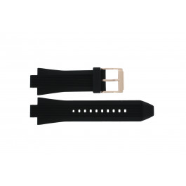 Horlogeband Michael Kors MK8184 Rubber Zwart 13mm