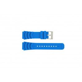 Nautica horlogeband A18631 Rubber Lichtblauw 22mm 
