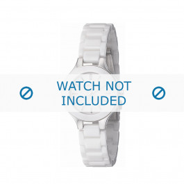 Horlogeband DKNY NY4886 Keramiek Wit 8mm