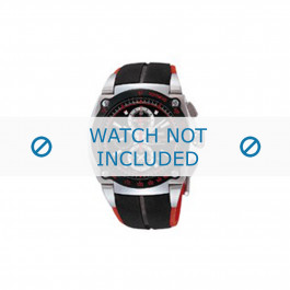 Horlogeband Seiko SNA749P1 / 7T62 0GR0 / 4KZ5JZ Rubber Zwart 22mm