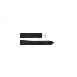 Seiko horlogeband 7N32-0DE0 Leder Zwart 18mm 