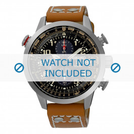 Horlogeband Seiko V176-0AG0 / SSC421P1 / L0F8011J0 Leder Cognac 20mm