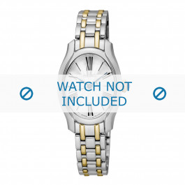 Seiko horlogeband SXGP59P1 / 1N01 0SE0 Staal Bi-Color 11mm