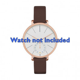 Horlogeband Skagen SKW2356 Leder Bruin 12mm
