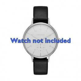 Skagen horlogeband SKW2415 Leder Zwart 14mm 
