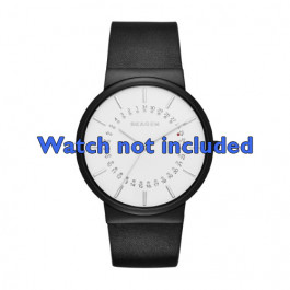 Horlogeband Skagen SKW6243 Leder Zwart 20mm