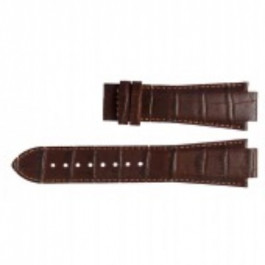 Horlogeband Tissot L875-975 - T610.451.2318 / T610014559 Leder Donkerbruin 14mm