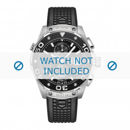 Horlogeband Tag Heuer CAJ2180.FT6023 Rubber Zwart 22mm