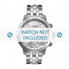 Horlogeband Tissot T055.417.A PRC 200 / T605031423 Staal 19mm