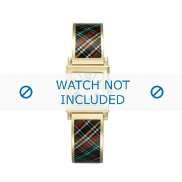 Tommy Hilfiger horlogeband TH679000915 / TH-54-3-38-0739 - 1700396 Staal Bi-Color 16mm