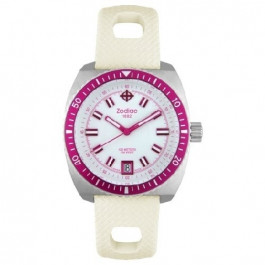 Horlogeband Zodiac ZO2269 Rubber Wit 20mm