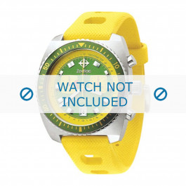 Horlogeband Zodiac ZO2241 Rubber Geel 22mm