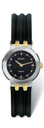 Horlogeband Rado 01.153.0344.3.217 Leder Zwart